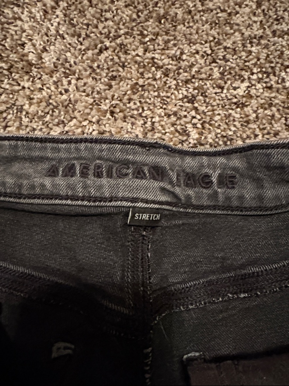 Women’s American Eagle Black/Grey Jeans - Picture 6 of 10